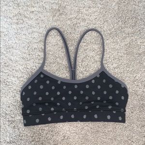 Polka dot lululemon sports bra
